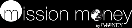Mission Money, Logo weiß auf schwarz