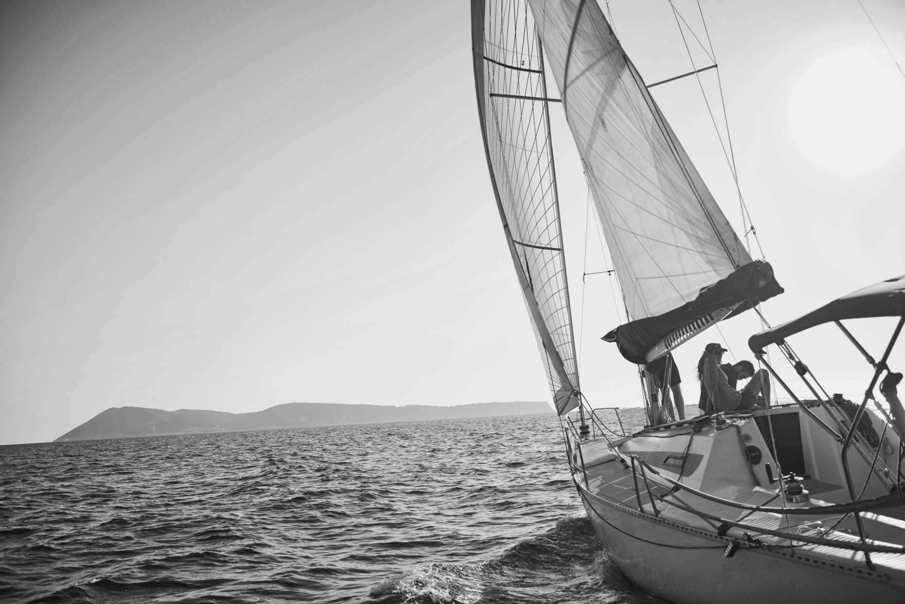 Segelschiff auf dem Meer